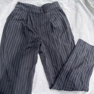 Express Charcoal Pinstripe Women's Trousers